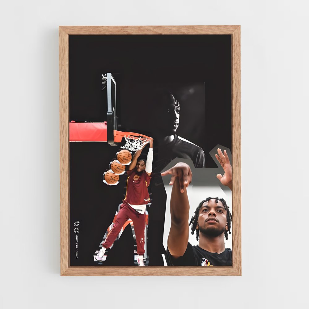 Poster Darius de garland – affiche Basketball (vue 4)